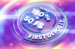 Приветственный 150% до 40000₴